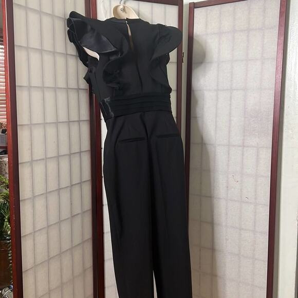 ZARA‎ AW19 BLACK JUMPSUIT SIZE XS - Picture 4 of 10